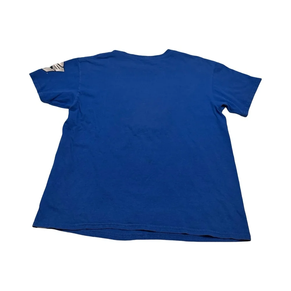 Transformers Boys Blue Graphic T-Shirt Optimus Prime Bumblebee Grimlock XL 14/16